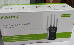 PIX-LINK Wireless Extender Home Network 802.11 B/G/N RJ45 2