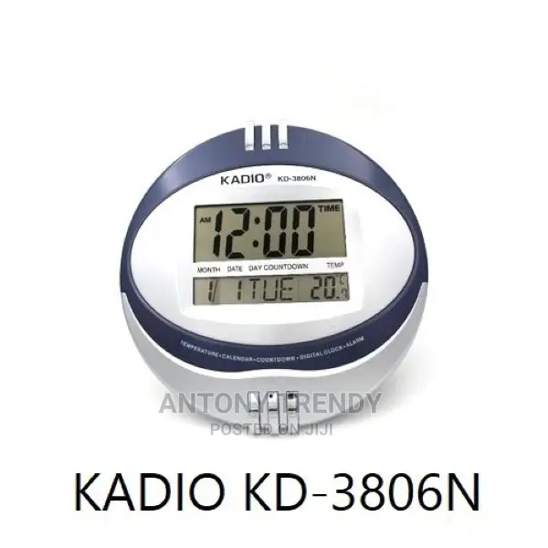 KD-3806 KADIO Clock Digital Wall Clock
