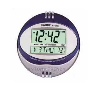 High Quality KADIO Clock KD-3806 Digital Wall Clock