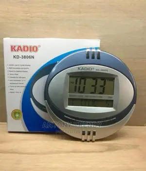 Clock KD-3806 KADIO Digital Wall Clock With Temperature