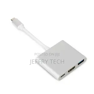 USB C Hubs 3 in 1, 4k Type C to Hdmi + Usb3.0 + PD Hub 3 Po