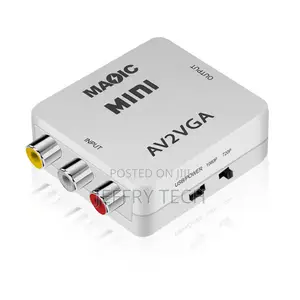 High Quality 1080P 60hz AV2VGA Converter AV/RCA to VGA Video