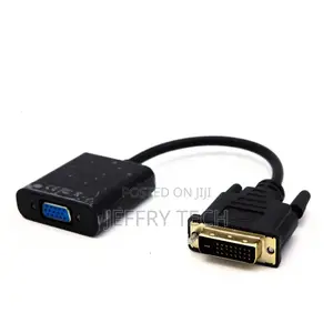Full HD 1080P DVI to VGA Adapter DVI-D 24+1 25 Pin Male to 1