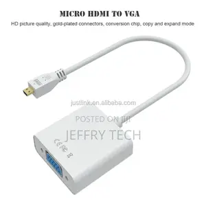 Justlink High Quality Micro HDMI to VGA Converter Adapter Ca