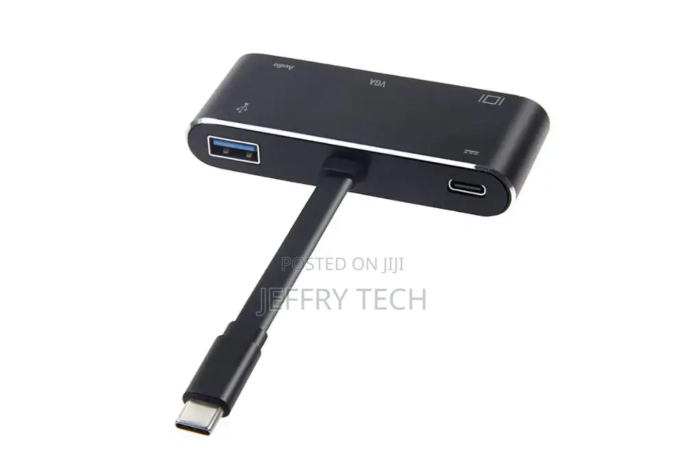 Type C to 4K HDMI VGA Audio Usb-C Pd Usb3.0 Hub Data Transf