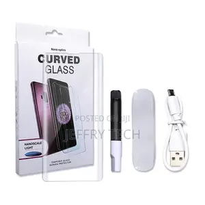 3D Full Glue UV Glue Tempered Glass Screen Protector for Sam