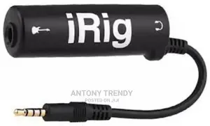 Portible Black Multimedia Ampli Tube Irig Guitar Interface A