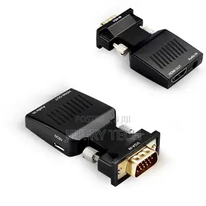 VGA Adapter With Audio/1080p Video Output Male to Female Con