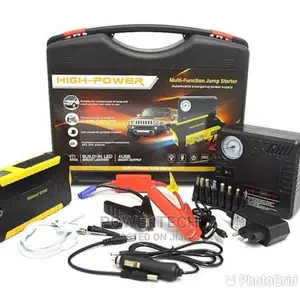 Portable Car Jump Starter With Portable Air Compressor