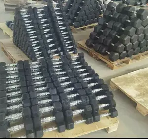 Hexagon Rubber Dumbells