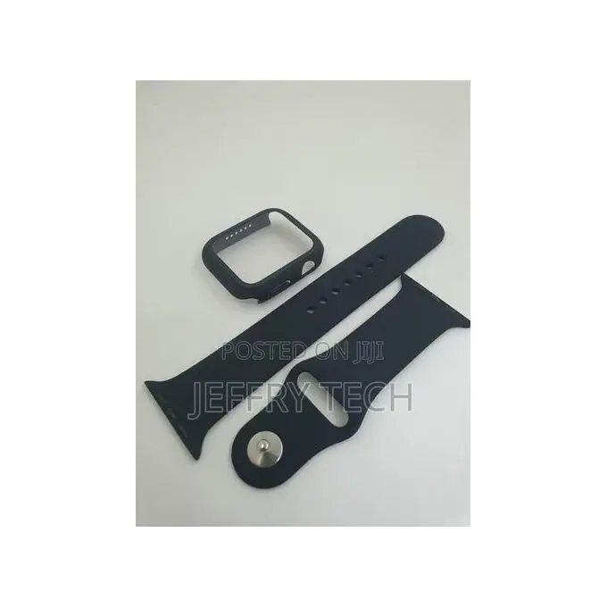 Silicon Strap Replacement for Apple Watch - 38mm - Black