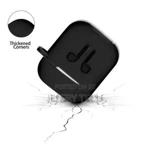 Silicone Skin Case for Apple Airpods (Black)