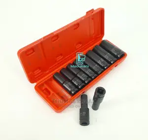 10pcs Half Inch Drive Heavy Duty Impact Sockets Set 8mm-22mm