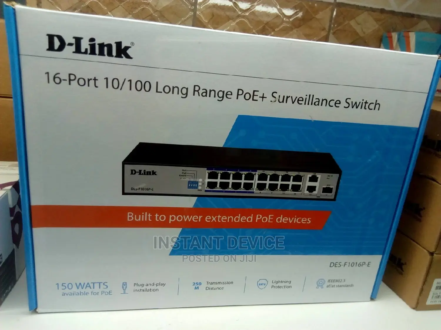 D-Link 16port POE and Surveillance Switch