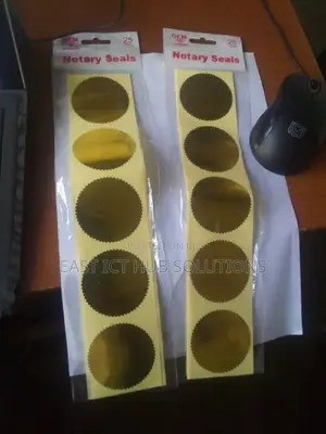 Notarial Seals 25 Pcs Gold / Silver/Red