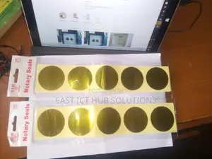 Notarial Seals 25 Pcs Gold / Silver/Red