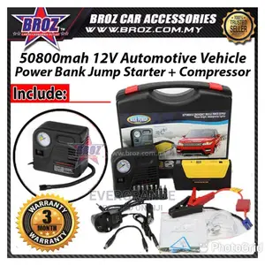 Car Jump Starter With Compressor