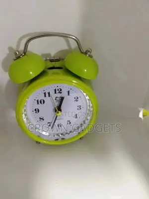 Round Cooper Twin Bell Alarm Clock