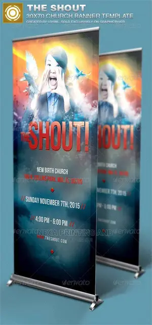 Church Banner/Church Events Roll Ups