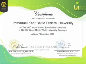 Certificate of Recognition