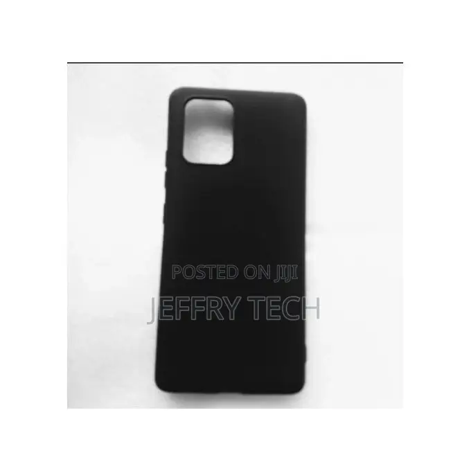 Samsung Galaxy Note 10 Lite Silicone Back Case Black