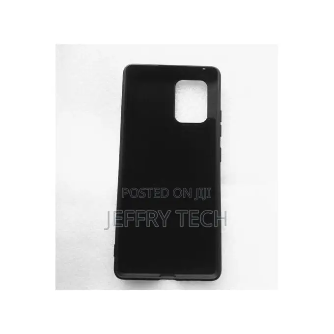 Samsung Galaxy Note 10 Lite Silicone Back Case Black