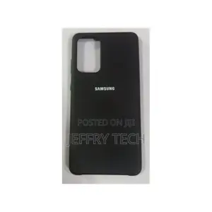 Samsung Galaxy A72 Silicone Back Case, Black