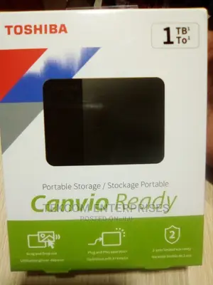 Toshiba External Canvio Ready 1TB Ext Hard Drive USB 3.2