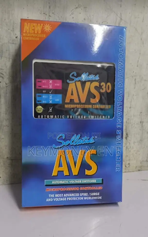 New Model AVS 30 Sollatek 30amperes