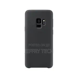 Black Silicon Case for Samsung Galaxy S9