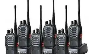 Business Six {6} PCS of Baofeng Walkie Talkie Radio Calls