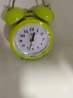 Clock Black Large Twin Bell Alarm Clock
