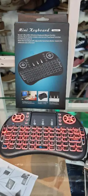 Mini Wireless Keyboard for Smart TV - Rechargeable
