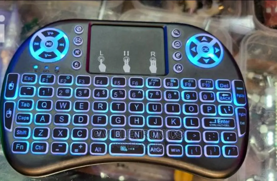 Mini Wireless Keyboard for Smart TV - Rechargeable