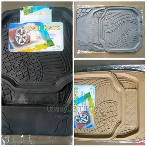 Universal Car Floor Mats Black, Beige Grey