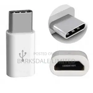 Android Micro USB Type C Connector Adapter Convert White