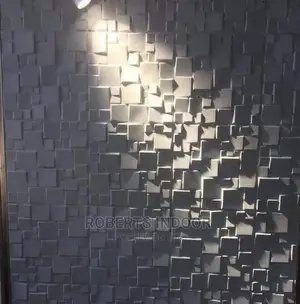 Grey Hardboard 3d Wall Panel