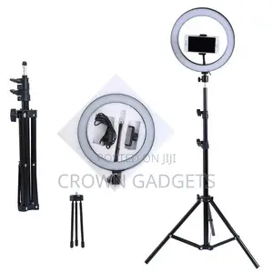 10'' Led Ring Light With Light Stand, Dimmable