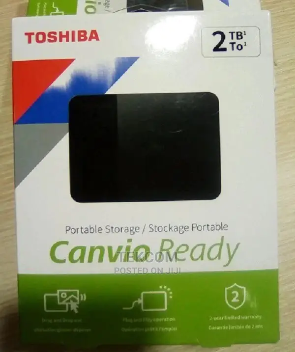 Toshiba Canvio Ready 2TB Portable External HDD
