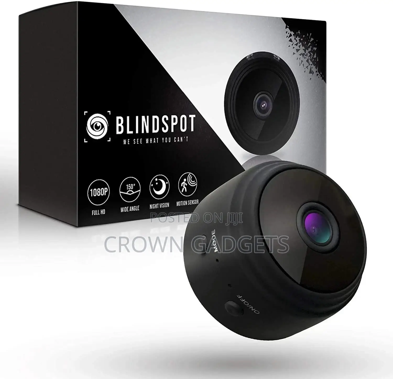 A9 1080p HD Magnetic Wifi Mini Camera Black