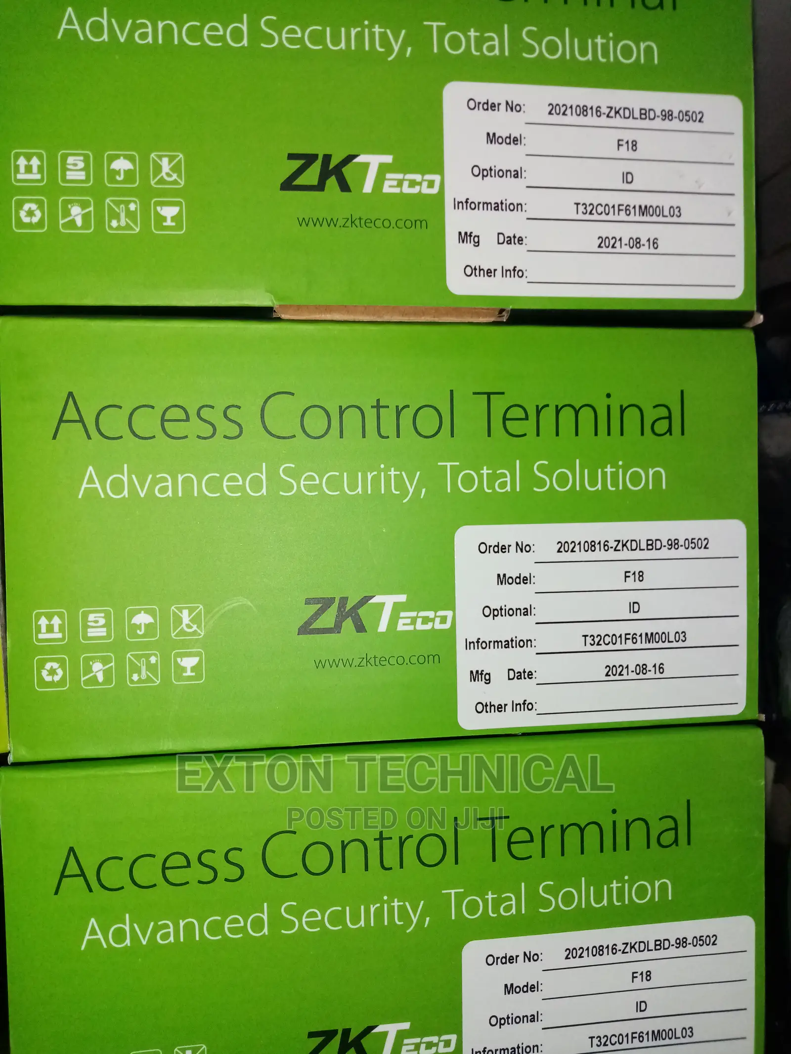 Zkteco F18, Access Control Unit