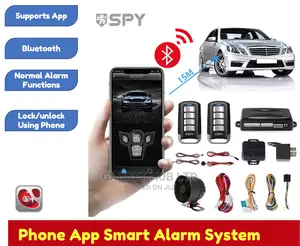 Car Alarm System With Phone App. Unlock Car Using Phone App