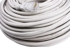 RJ45 Ethernet Cat5 Network Cable LAN Patch Lead 20m Gray Whi