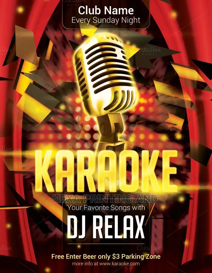 Karaoke Nights Posters/Ecards