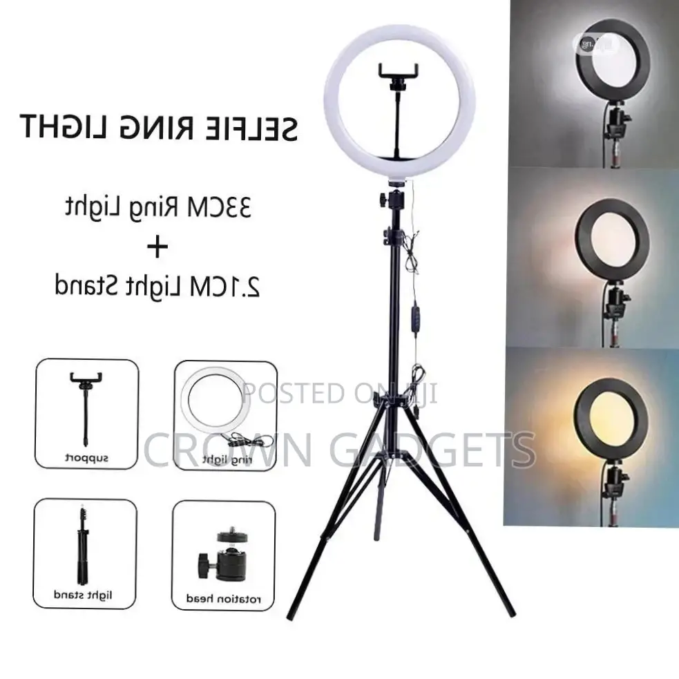 LED Ring Light 12 Inch Complete Kit