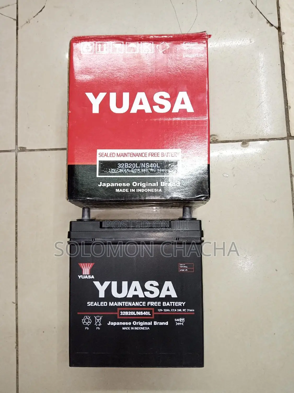 Yuasa 12v 36ah Battery