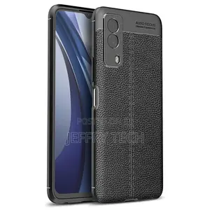 Generic for Vivo Y53s Litchi Texture TPU Shockproof Case(Bla