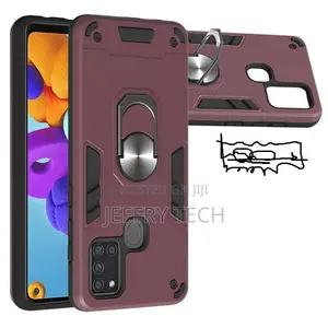 Generic for Samsung Galaxy A21s Protective Case(Wine Red)