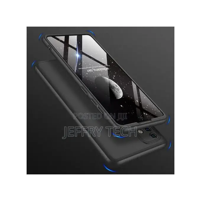 Generic Samsung Galaxy A71 3 in 1 Hard PC Case - Black