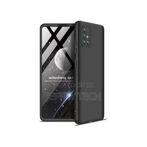 Generic Samsung Galaxy A71 3 in 1 Hard PC Case - Black